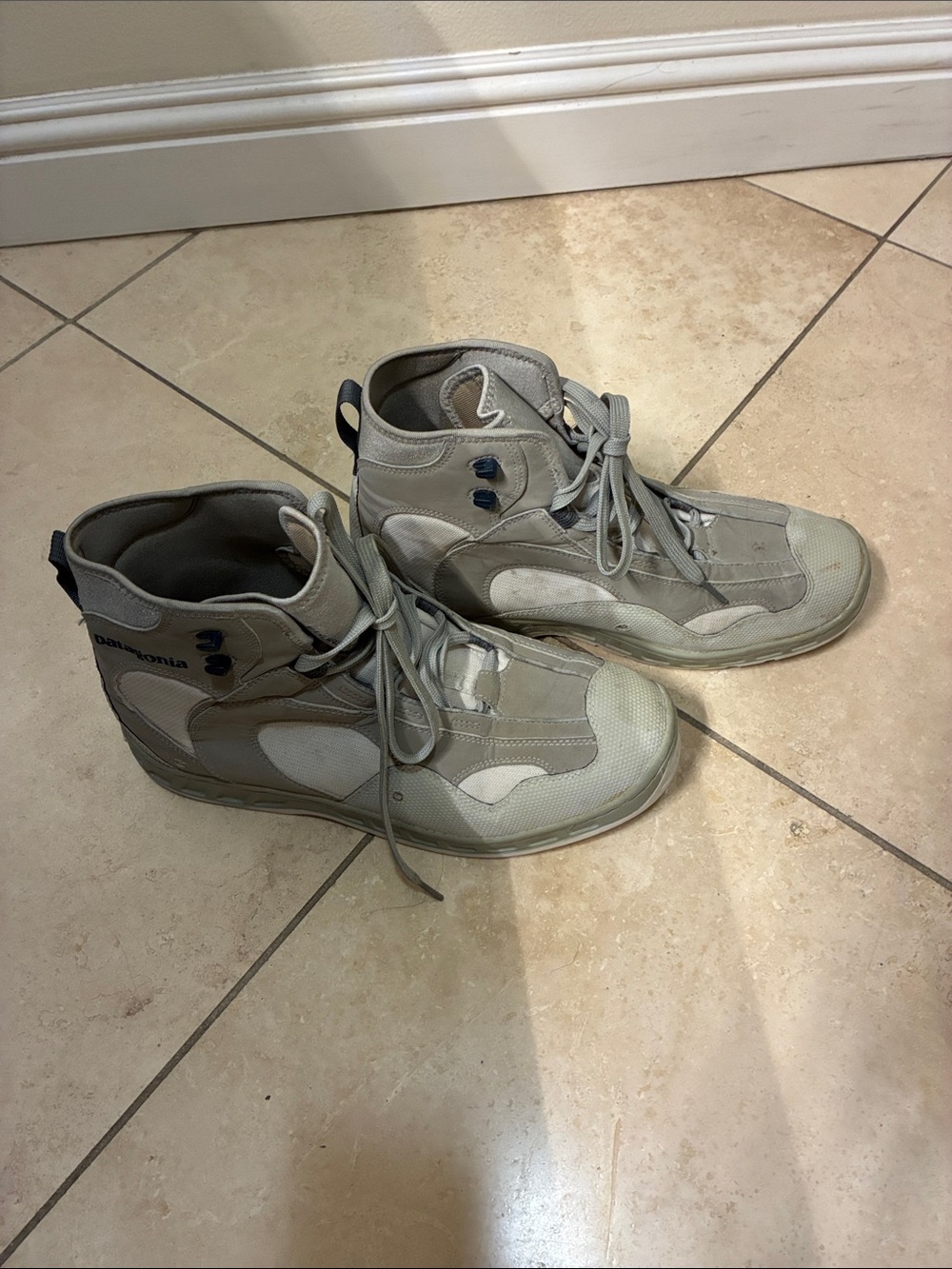 Patagonia Marlwalker Gray Men’s Fishing Boots Sz 12